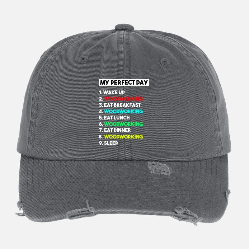 Maître menuisier Fabricant de sciures Menuisier Casquette vintage effet usé Flexfit