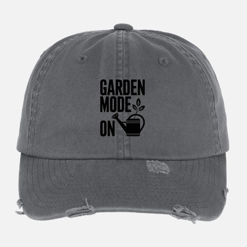 Garden Mode On Gartenmodus An Gärtner Flexfit Vintage Destroyed Cap