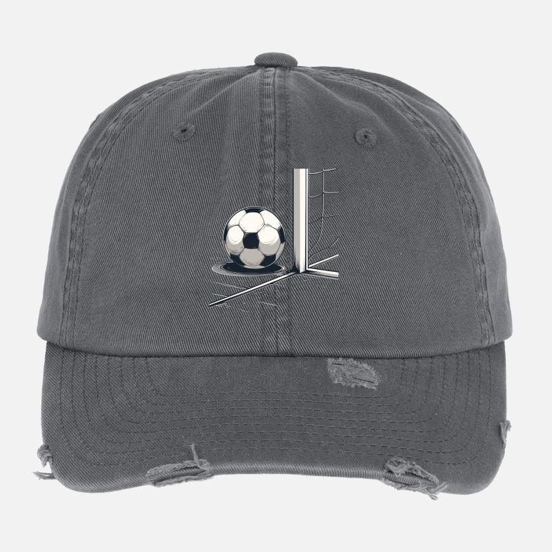 Ball am Netz Torabschluss Flexfit Vintage Destroyed Cap