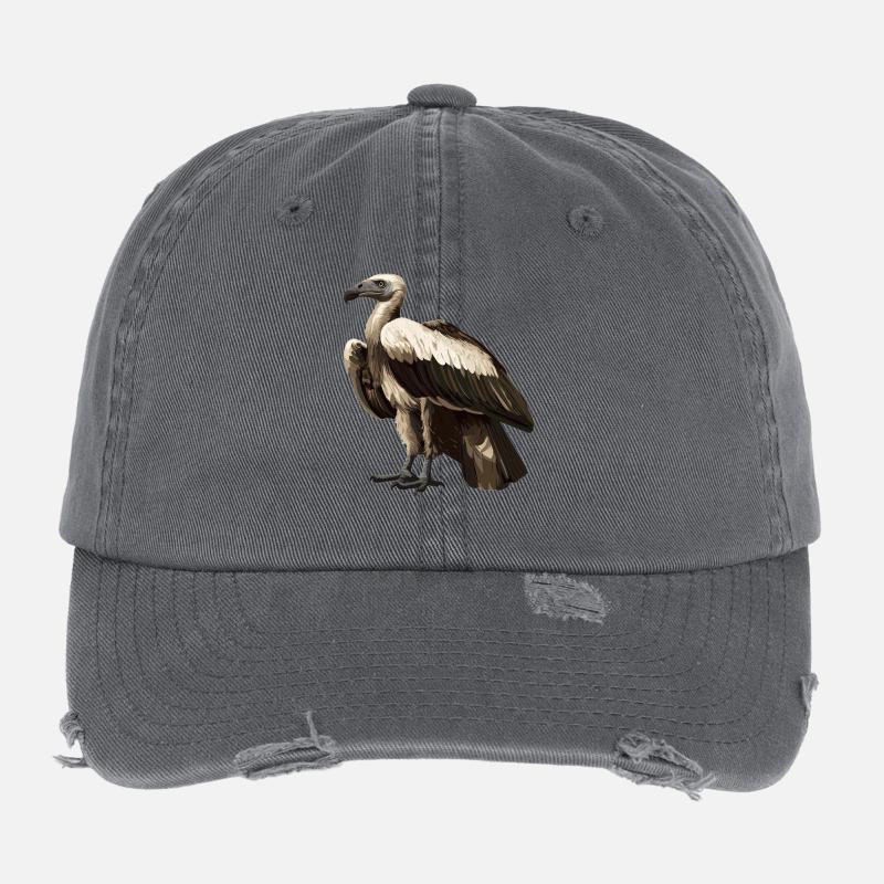 Vautour Casquette vintage effet usé Flexfit