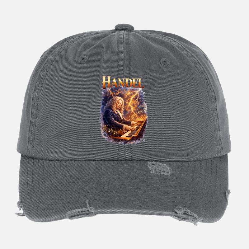 Handel Sturmklang am Keyboard Flexfit Vintage Destroyed Cap