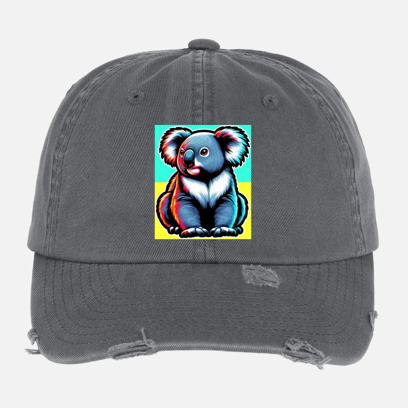 Koala Casquette vintage effet usé Flexfit