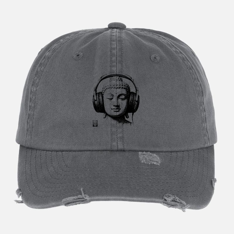 Music Buddha Flexfit Vintage Destroyed Cap