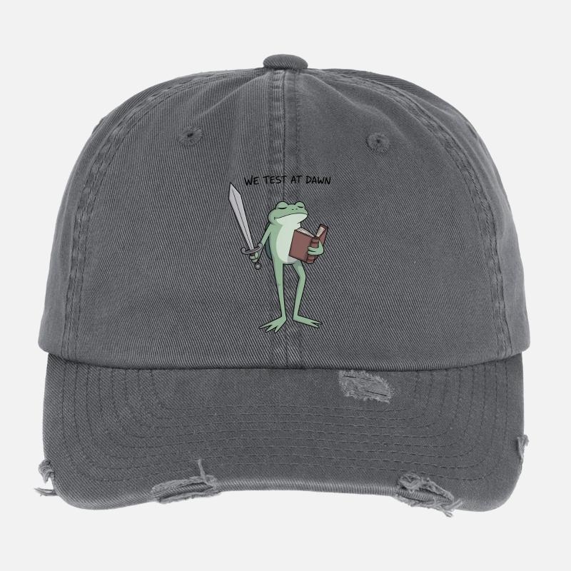 Chevalier Grenouille Matinale Casquette vintage effet usé Flexfit