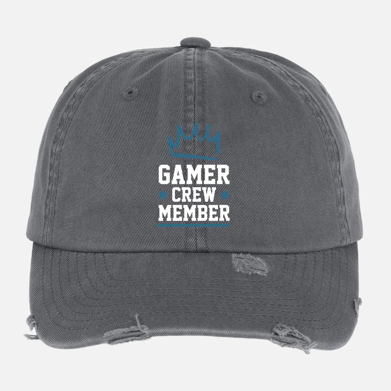 Équipe de joueurs Casquette vintage effet usé Flexfit