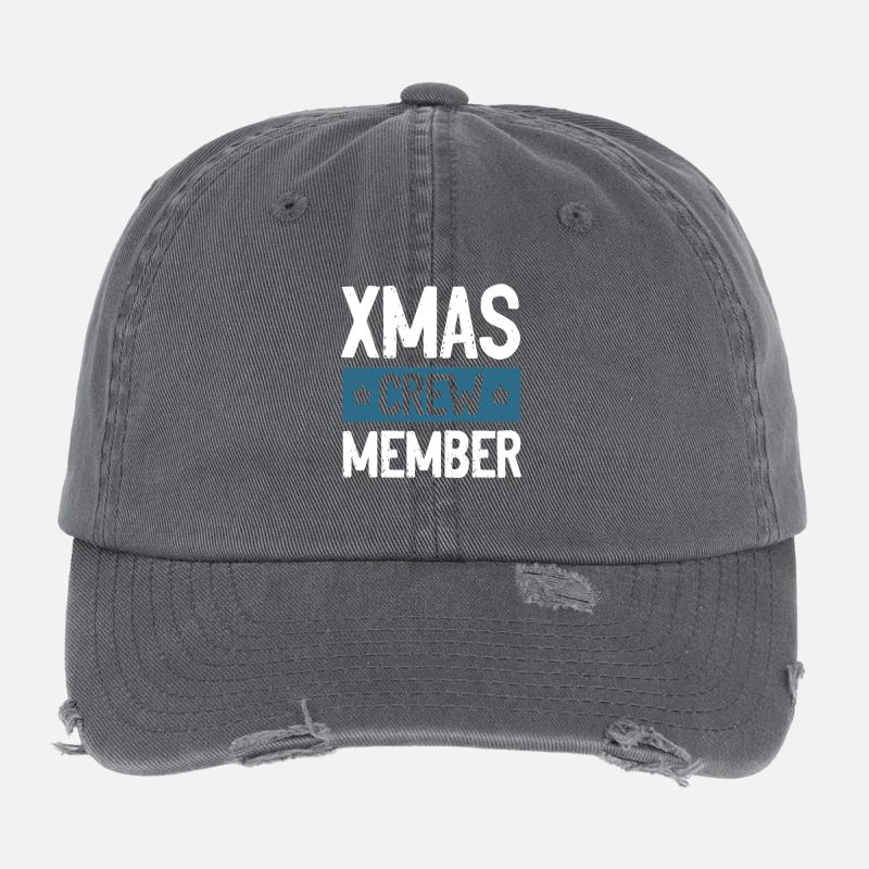 Équipage de Noël Casquette vintage effet usé Flexfit