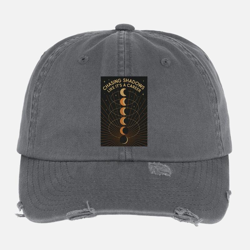 Shadow Hunt | Solar eclipse Flexfit Vintage Destroyed Cap