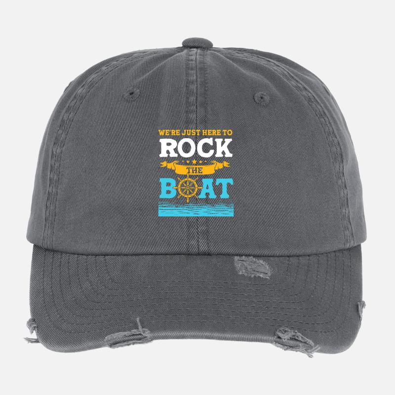 Cruise Cruise Ship Flexfit Vintage Destroyed Cap