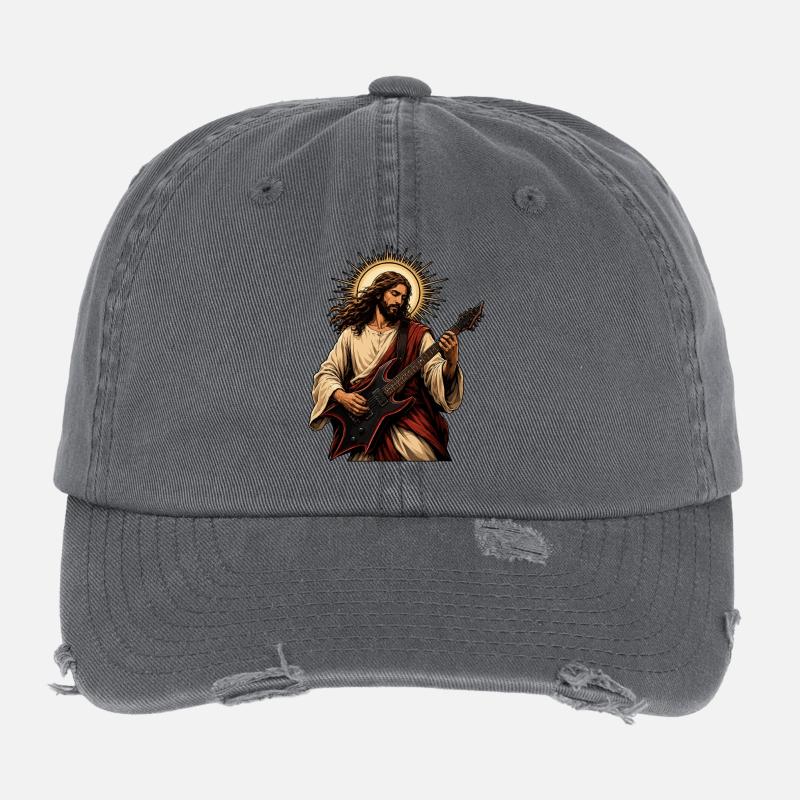 Heiliger Gitarrist Flexfit Vintage Destroyed Cap