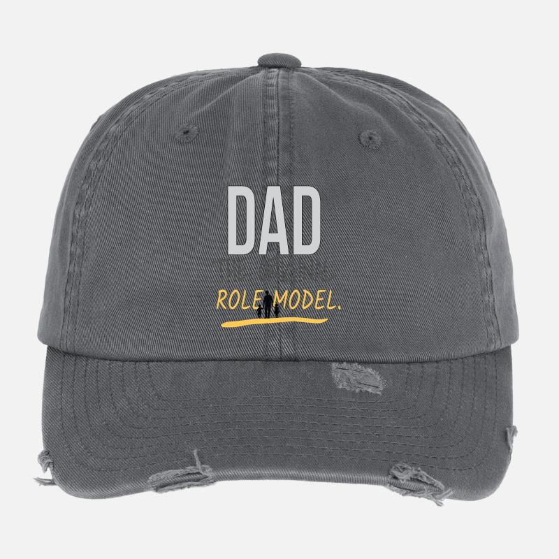 Papa Das ursprüngliche Vorbild Flexfit Vintage Destroyed Cap
