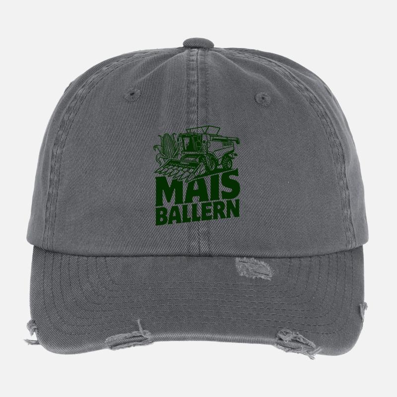Mais | Maisernte | Maiskolben Flexfit Vintage Destroyed Cap