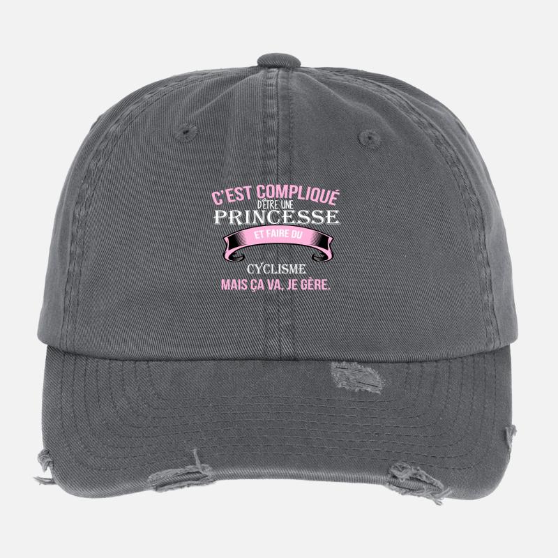 Cyclisme Casquette vintage effet usé Flexfit