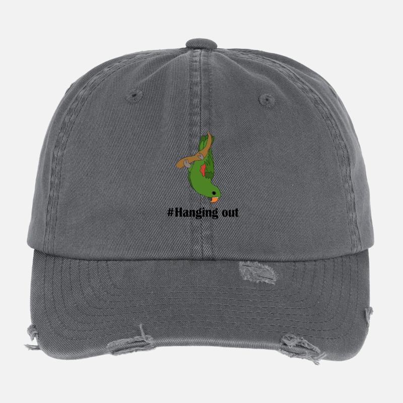 #Hanging Out Flexfit Vintage Destroyed Cap