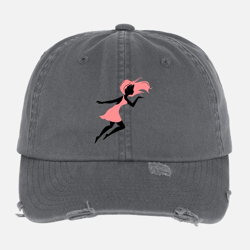 girly de Casquette vintage effet usé Flexfit