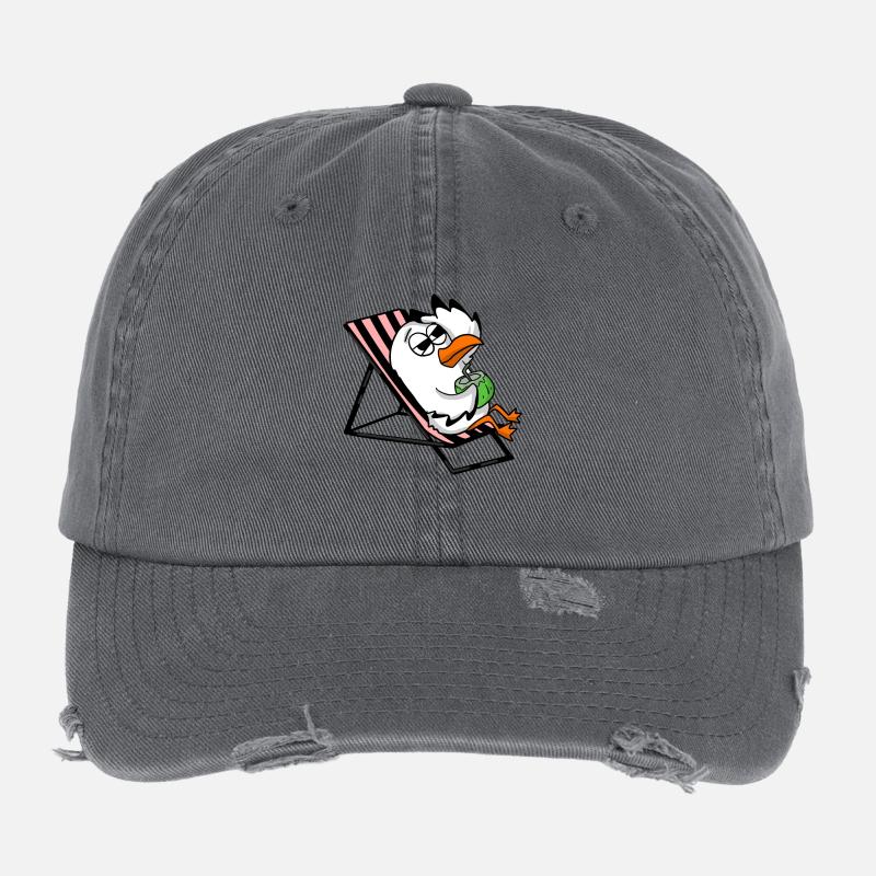 Mouette Casquette vintage effet usé Flexfit