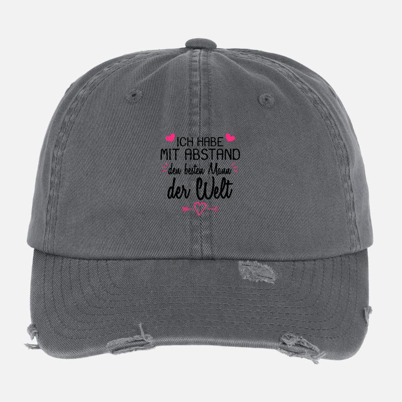 Ich habe mit Abstand den besten Mann der Welt. Flexfit Vintage Destroyed Cap