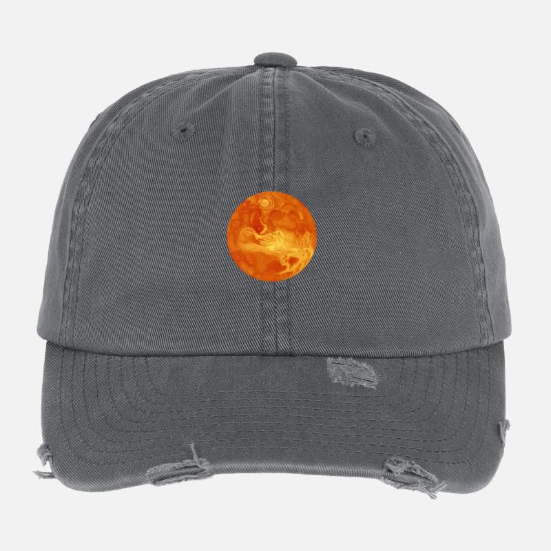 Vénus, planète de l'année 2018 Casquette vintage effet usé Flexfit
