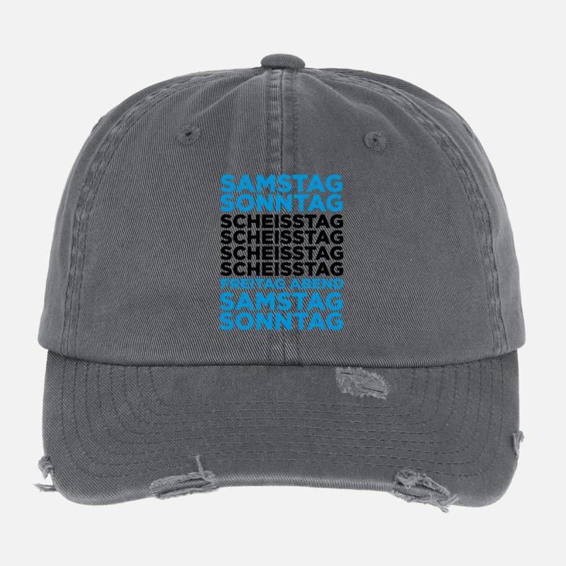The shit day in a week! Flexfit Vintage Destroyed Cap