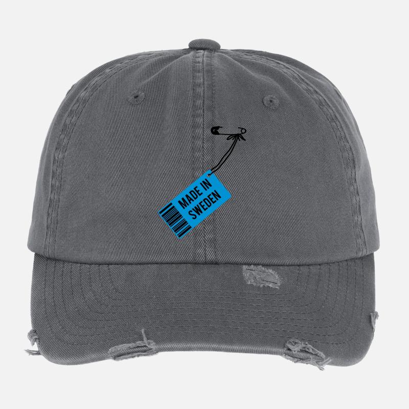 Fabriqué en Suède Casquette vintage effet usé Flexfit