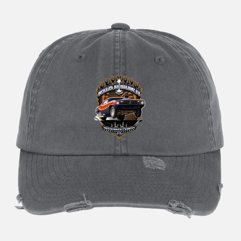 Barracuda Road Burn Flexfit Vintage Destroyed Cap