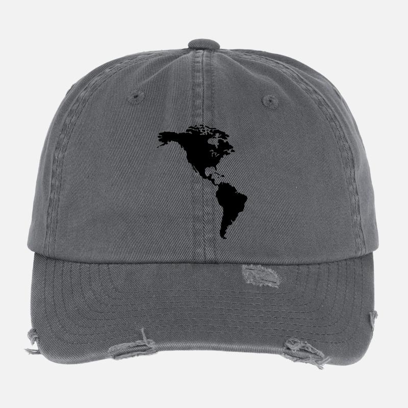 Amérique Casquette vintage effet usé Flexfit