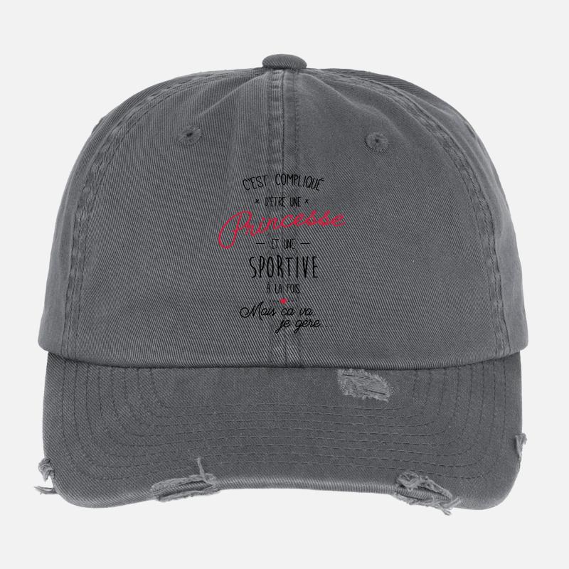 Princesse et sportive Casquette vintage effet usé Flexfit