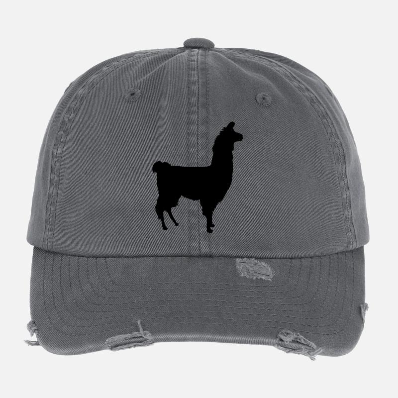 Lama Silhouette Flexfit Vintage Destroyed Cap