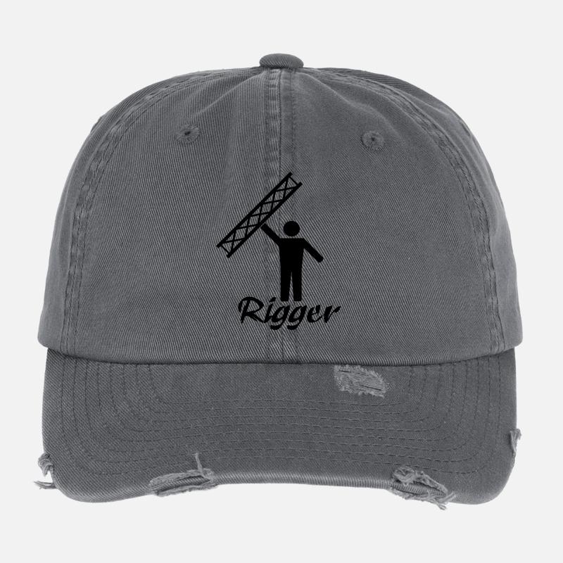 rigger Flexfit Vintage Destroyed Cap