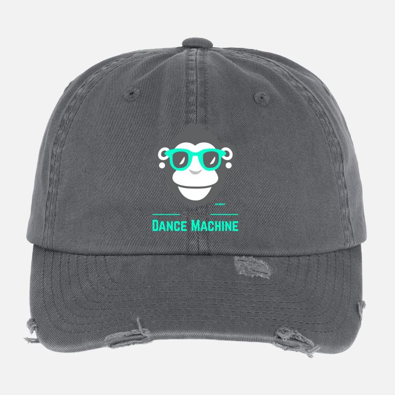 Machine de danse officielle Casquette vintage effet usé Flexfit