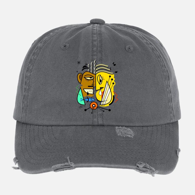 Jonas and Yel Flexfit Vintage Destroyed Cap