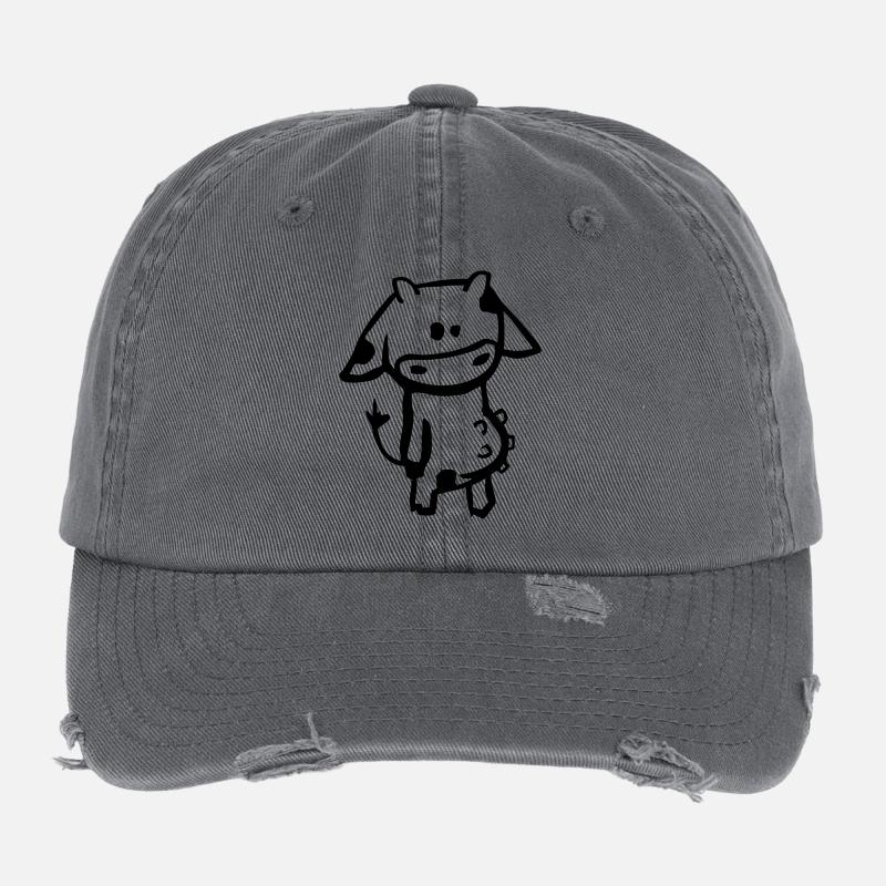 Kuh Flexfit Vintage Destroyed Cap