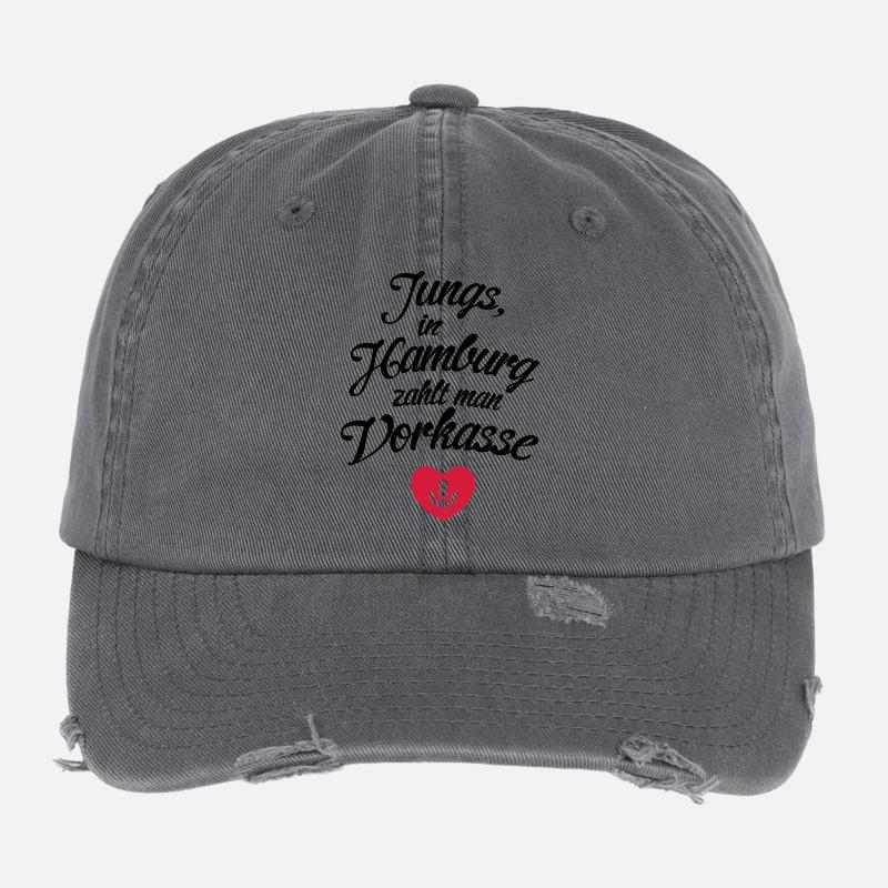 Vous payez à l'avance les garçons (c), à Hambourg, Casquette vintage effet usé Flexfit