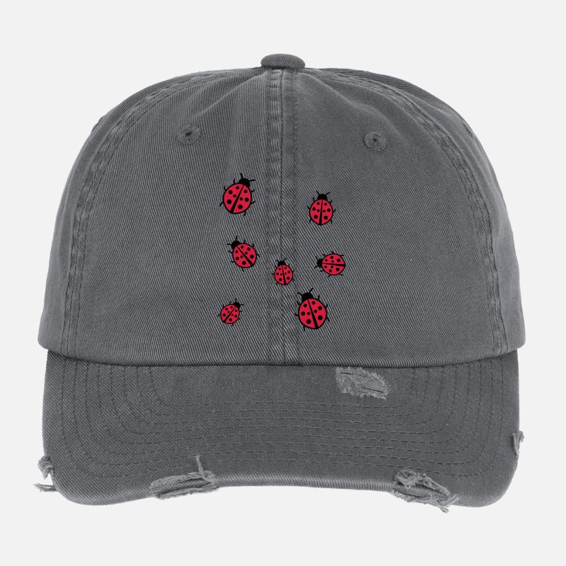 Kleiner Marienkäfer Flexfit Vintage Destroyed Cap