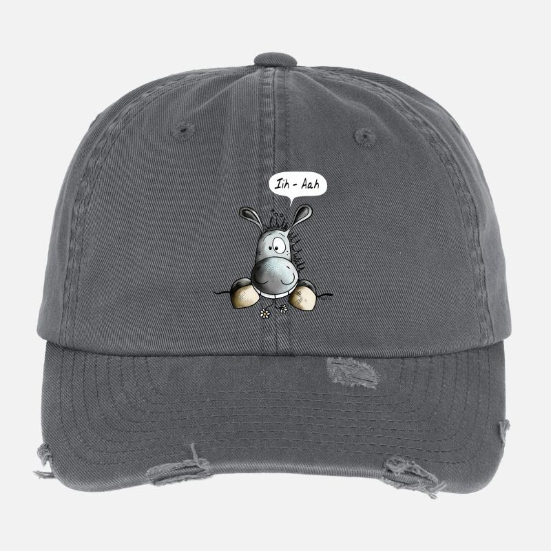 Abenteuerlustiger Esel Flexfit Vintage Destroyed Cap