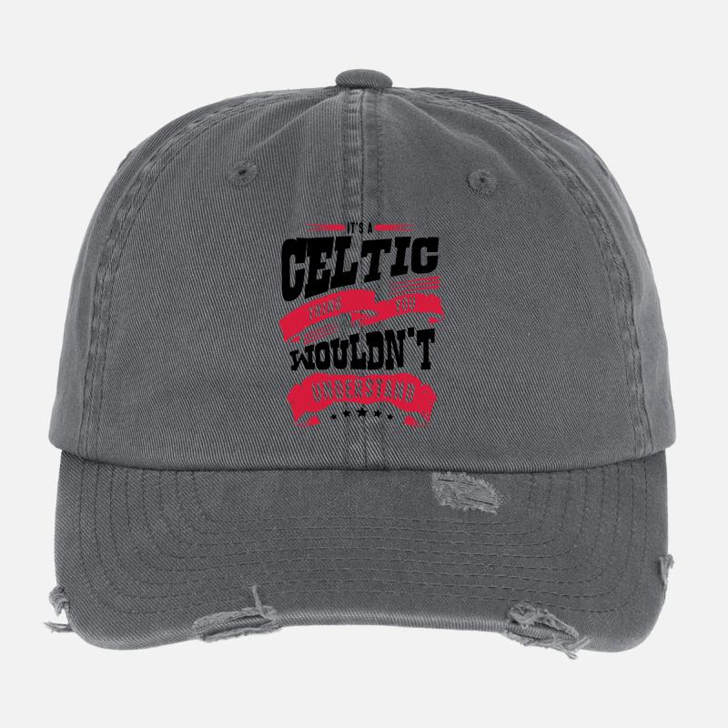 its a celtic thing you wouldnt understan Flexfit Vintage Destroyed Cap