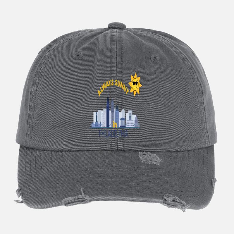 La silhouette de Philly Toujours ensoleillée Casquette vintage effet usé Flexfit