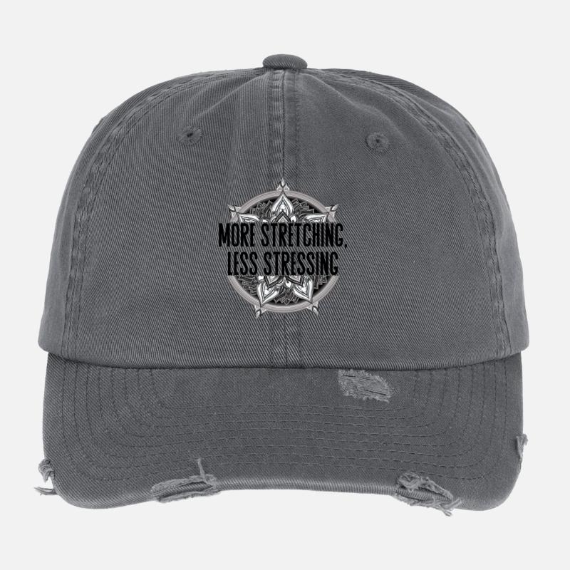 Plus d’étirements, moins de stress – Yoga Design Casquette vintage effet usé Flexfit