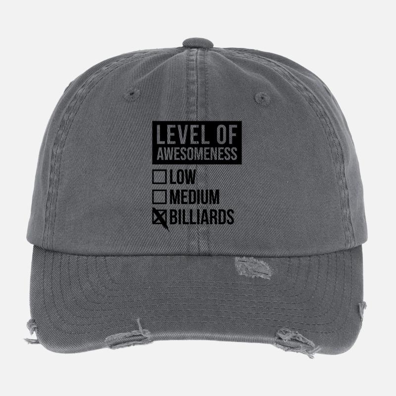 billard Casquette vintage effet usé Flexfit