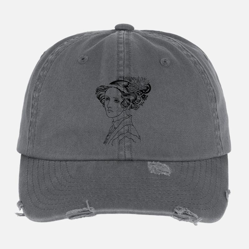 L’élégance d’Ada Casquette vintage effet usé Flexfit