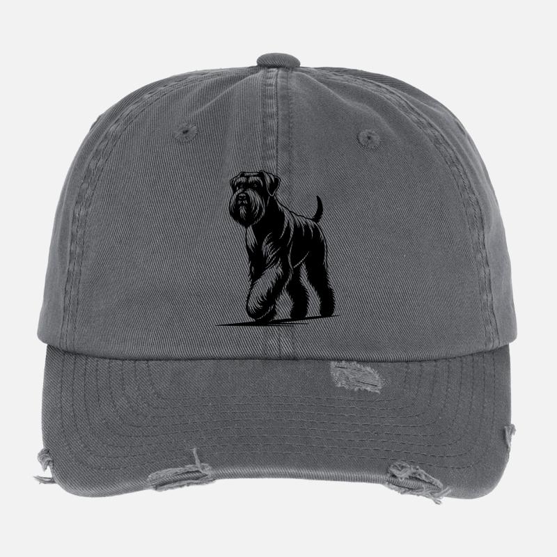 Giant Schnauzer Flexfit Vintage Destroyed Cap