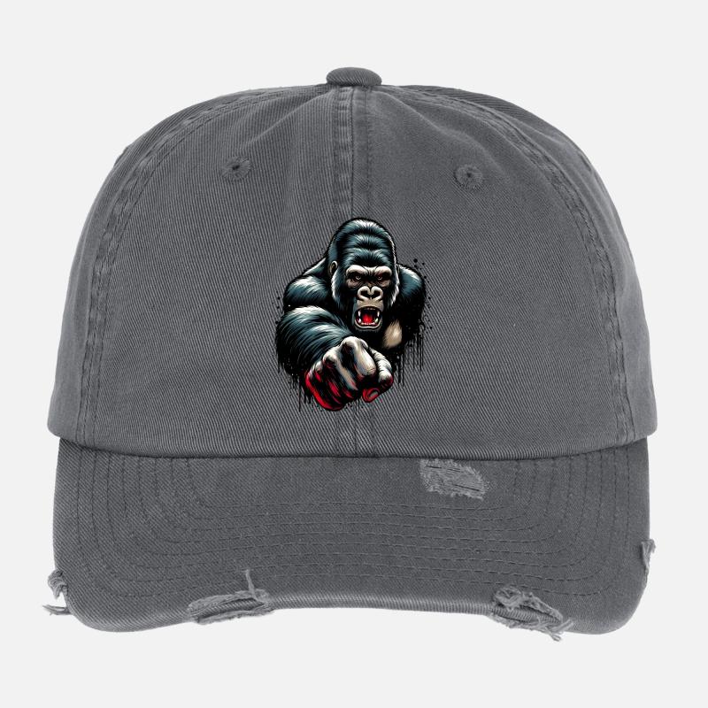 Gorilla Flexfit Vintage Destroyed Cap