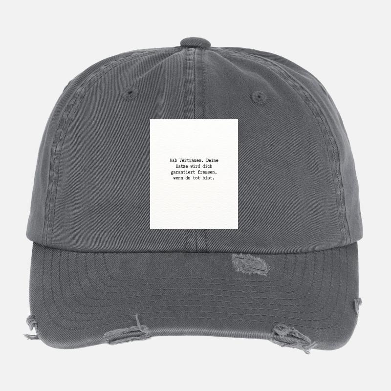Hab Vertrauen Flexfit Vintage Destroyed Cap