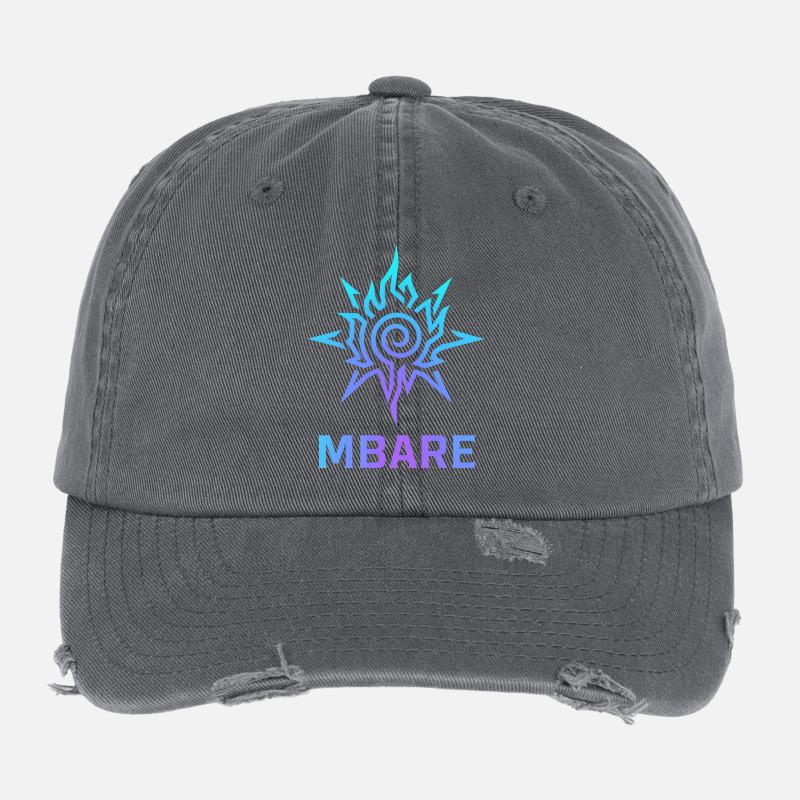 Starburst-Spiralgradient Flexfit Vintage Destroyed Cap
