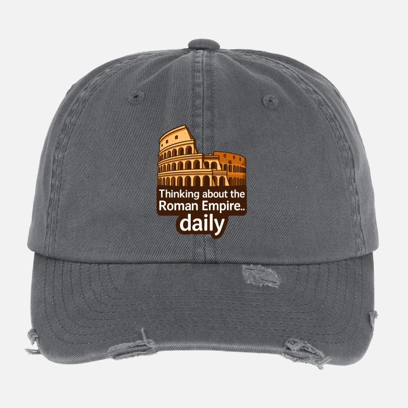 Empire romain quotidien Casquette vintage effet usé Flexfit