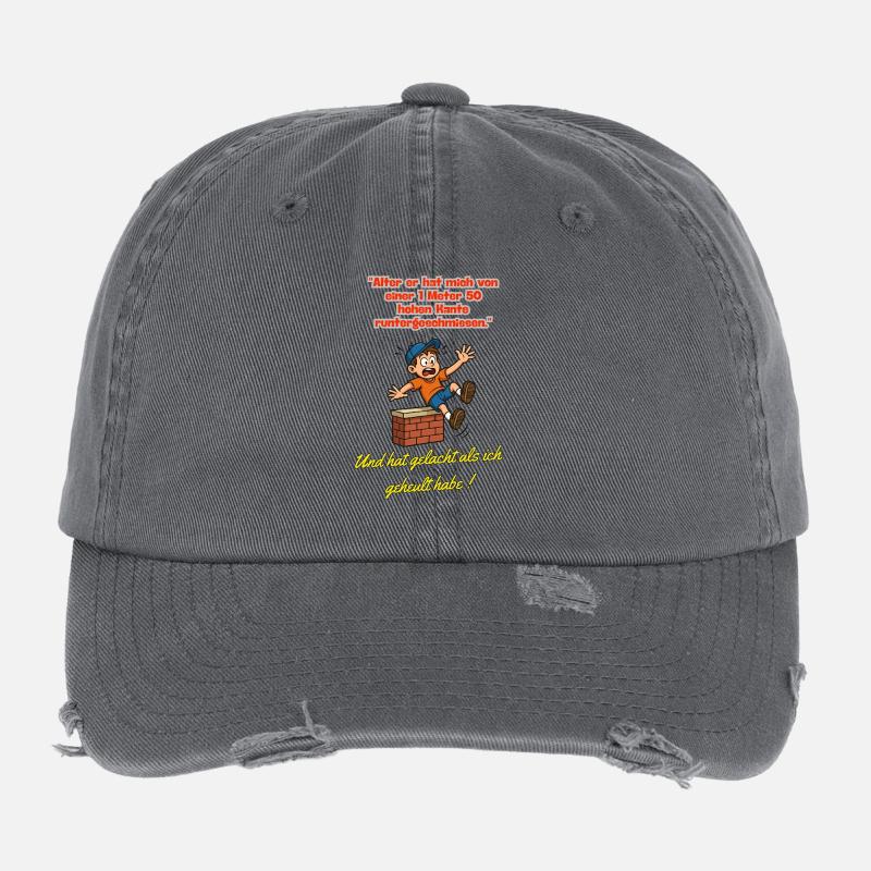 Edge Jump Laugh Flash Flexfit Vintage Destroyed Cap
