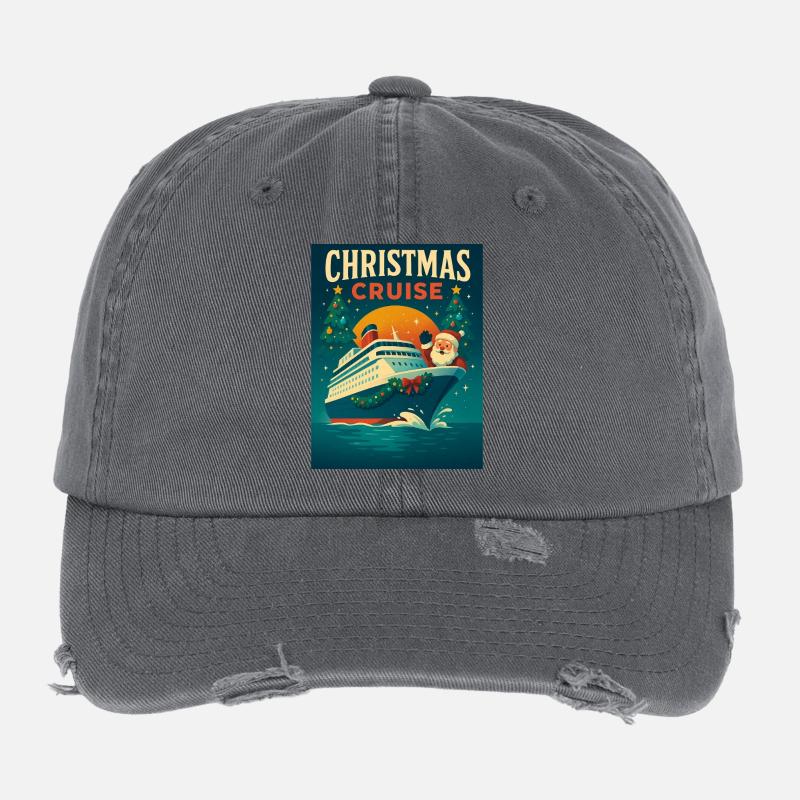 Croisière de Noël Casquette vintage effet usé Flexfit