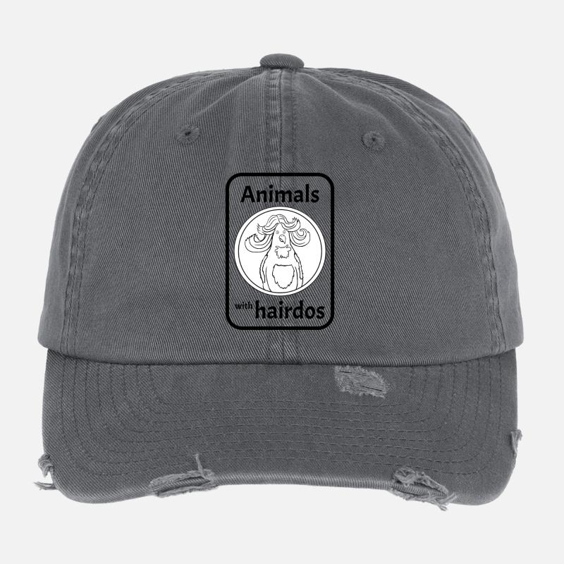 Perroquet avec coiffure Casquette vintage effet usé Flexfit