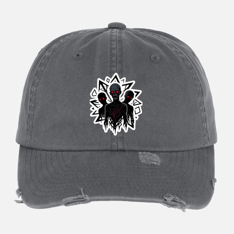 Dunkle Gestalten Flexfit Vintage Destroyed Cap