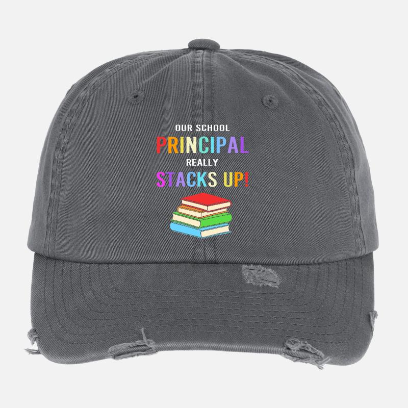 Direktor Schulleitung Schule Rektor Schulleiter Flexfit Vintage Destroyed Cap