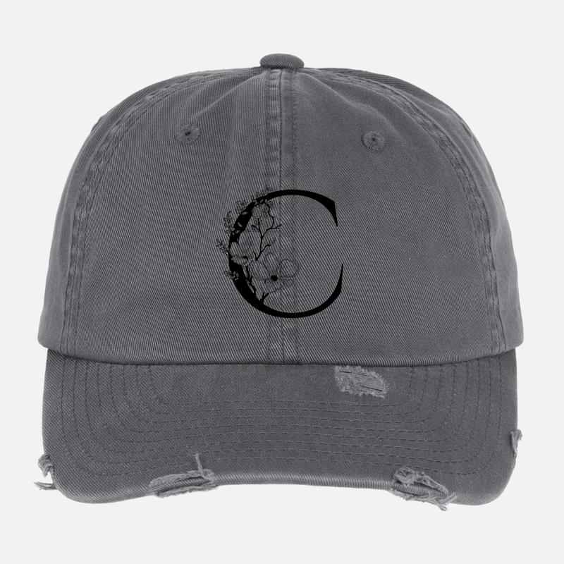 alphabet C Flexfit Vintage Destroyed Cap